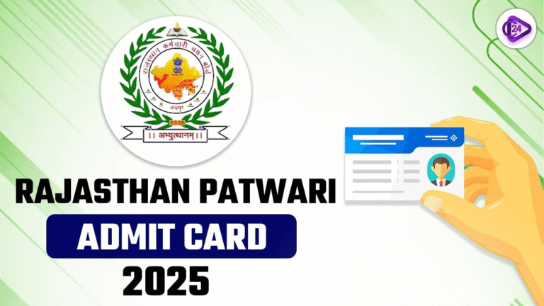 RSSB Rajasthan Patwari Admit Card 2025 Link, Exam Date, Hall Ticket Download